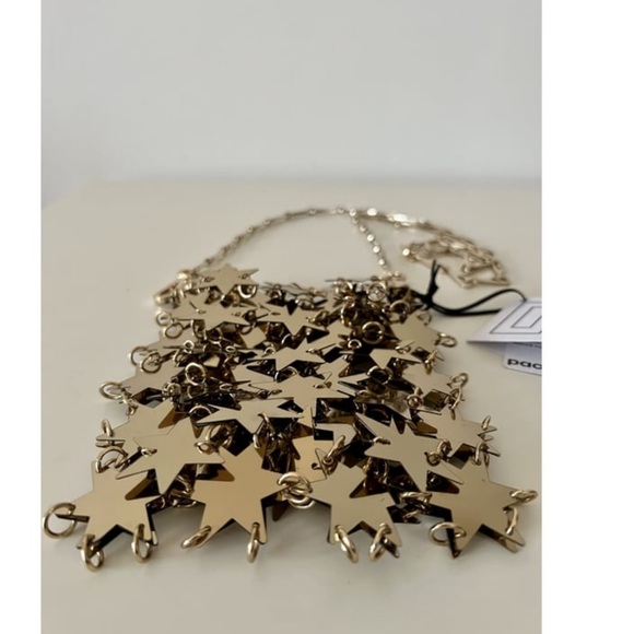 Paco Rabanne 1969 Gold Iconic Star Crossbody Bag - Picture 3 of 8